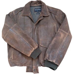 Vintage Wilson’s Leather Bomber Jacket